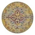 thumbnail image 1 of Unique Loom Vita Collection Area Rug - Van Gogh (8' Round Yellow/Beige), 1 of 10