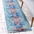 thumbnail image 1 of Unique Loom Vita Collection Area Rug - Warhol (2' x 6' 9" Runner Turquoise/Beige), 1 of 7