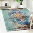 thumbnail image 1 of Unique Loom Vita Collection Area Rug - Warhol (5' 1" x 8' Rectangle Turquoise/Beige), 1 of 7