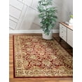 thumbnail image 1 of Unique Loom Voyage Collection Area Rug - Asheville (3' 3" x 5' 3" Rectangle Red/Cream), 1 of 6