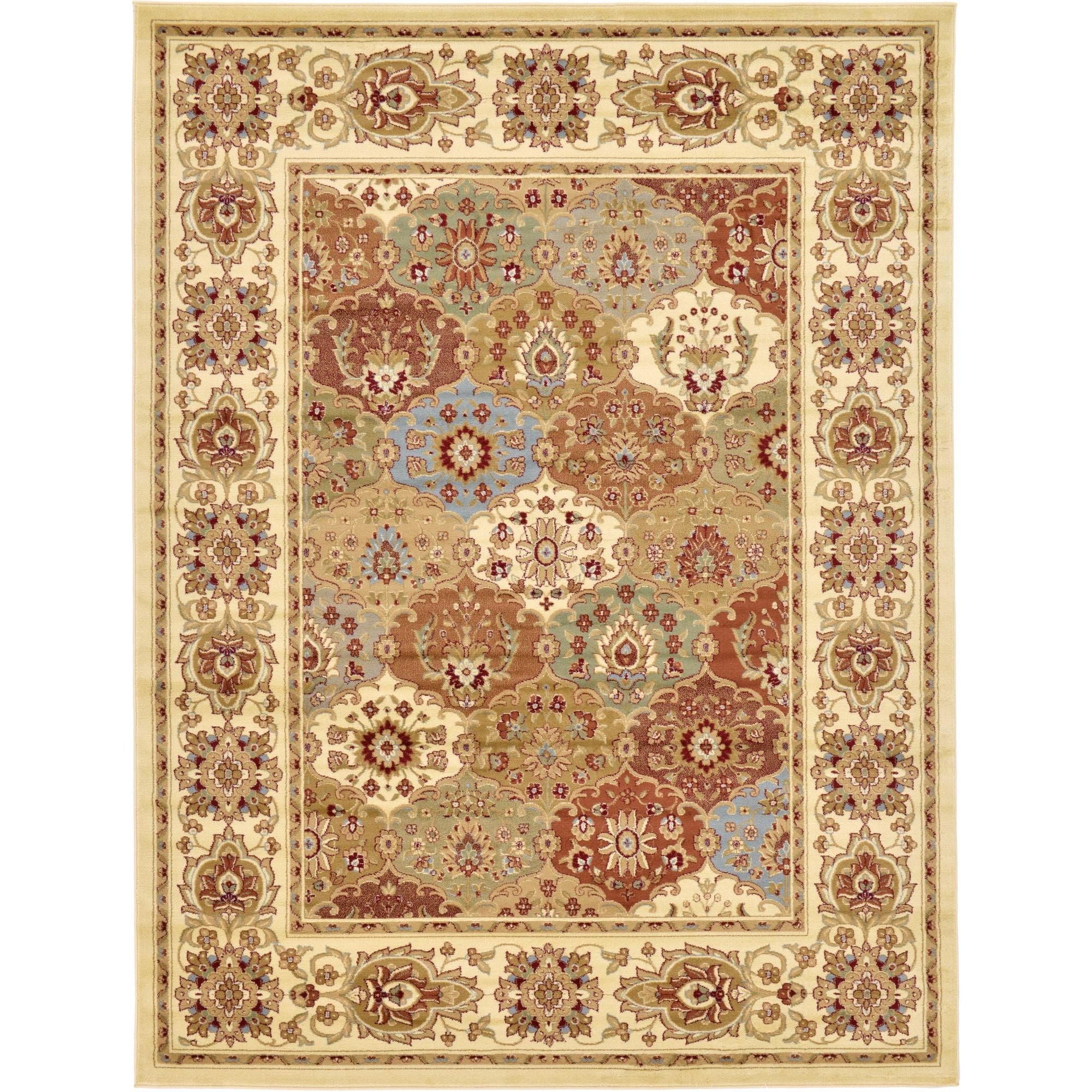 Unique Loom Voyage Collection Area Rug - Athens (9' x 12' Rectangle ...