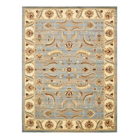 Unique Loom Voyage Collection Area Rug - Hickory (10' x 13' 1" Rectangle Light Blue/Brown)