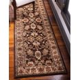 thumbnail image 1 of Unique Loom Voyage Collection Area Rug - Springfield (2' 7" x 10' Runner Brown/Cream), 1 of 7