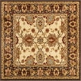 thumbnail image 1 of Unique Loom Voyage Collection Area Rug - Springfield (4' 1" Square Cream/Brown), 1 of 7