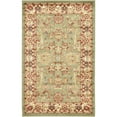 thumbnail image 1 of Unique Loom Voyage Collection Area Rug - St. Florence (3' 3" x 5' 3" Rectangle Light Green/Cream), 1 of 7