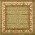 thumbnail image 1 of Unique Loom Voyage Collection Area Rug - St. Louis (10' Square Green/Cream), 1 of 7