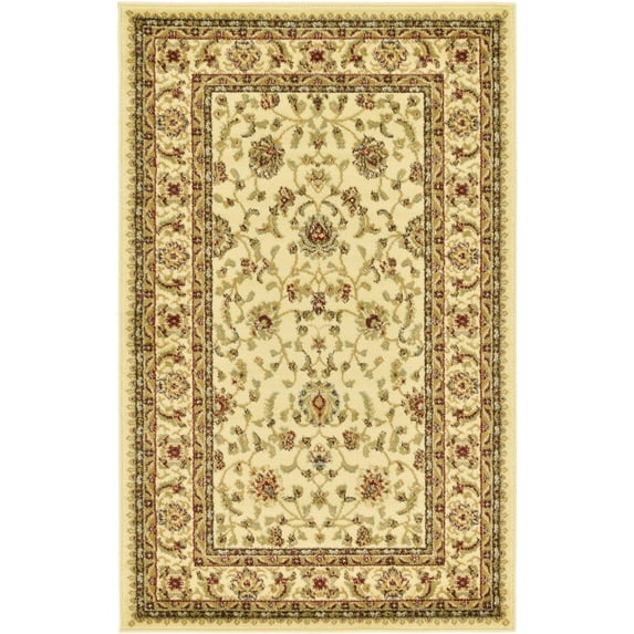 Unique Loom Voyage Collection Area Rug - St. Louis (3' 3" x 5' 3" Rectangle Cream/Brown)