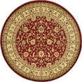 thumbnail image 1 of Unique Loom Voyage Collection Area Rug - St. Louis (6' 1" Round Red/Gold), 1 of 9