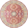 thumbnail image 1 of Unique Loom Austin Collection Area Rug - Washington (6' 1" Round Beige/Cream), 1 of 6