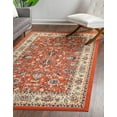 Unique Loom Sialk Hill Collection Area Rug Washington (6' 1" x 9