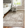 thumbnail image 1 of Unique Loom Wells Bromley Rug , 6' 0" x 9' 0" ,Light Brown, 1 of 7
