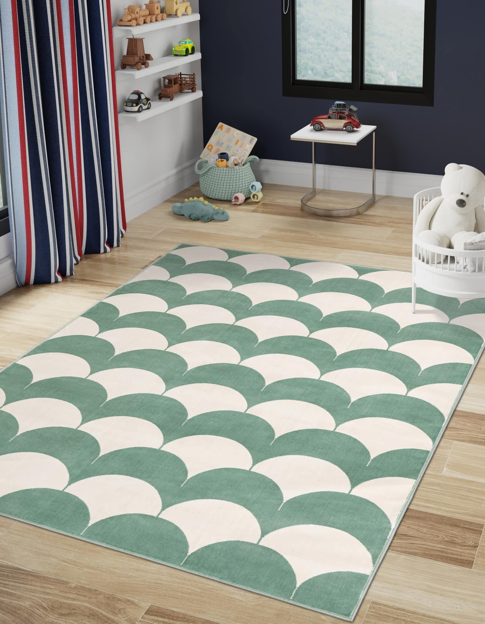 Unique Loom Whimsy Kids Collection Area Rug - Arches (5