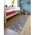 thumbnail image 1 of Unique Loom Whimsy Kids Collection Area Rug - Dreams (2' 2" x 6' 1" Runner Gray/Ivory), 1 of 9