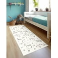 thumbnail image 1 of Unique Loom Whimsy Kids Collection Area Rug - Dreams (2' 2" x 6' 1" Runner Ivory/Gray), 1 of 9