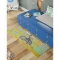 thumbnail image 1 of Unique Loom Whimsy Kids Collection Area Rug - Gorilla (2' 2" x 5' 1" Runner Multi/Gray), 1 of 9