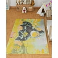 thumbnail image 1 of Unique Loom Whimsy Kids Collection Area Rug - Gorilla (5' 3" x 8' Rectangle Multi/Gray), 1 of 9