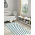 thumbnail image 1 of Unique Loom Whimsy Kids Collection Area Rug - Lines (2' x 8' Runner Sky blue/Ivory), 1 of 9