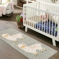 thumbnail image 1 of Unique Loom Whimsy Kids Collection Area Rug - Llama (2' 2" x 6' Runner Gray/Ivory) Perfect For Kids Bed Room/Nursery Room/Living Room/Class Room/Play Room, 1 of 5
