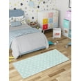 thumbnail image 1 of Unique Loom Whimsy Kids Collection Area Rug - Stars (2' 2" x 5' 1" Runner Clear Blue/Ivory), 1 of 8