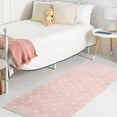 thumbnail image 1 of Unique Loom Whimsy Kids Collection Area Rug - Stars (2' 2" x 6' Runner Pink/Ivory) Perfect For Kids Bed Room/Nursery Room/Living Room/Class Room/Play Room, 1 of 5