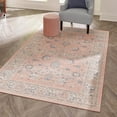 thumbnail image 1 of Unique Loom Whitney Collection Area Rug - Bordeaux (4' x 6' Rectangle Powder Pink/Blue), 1 of 6