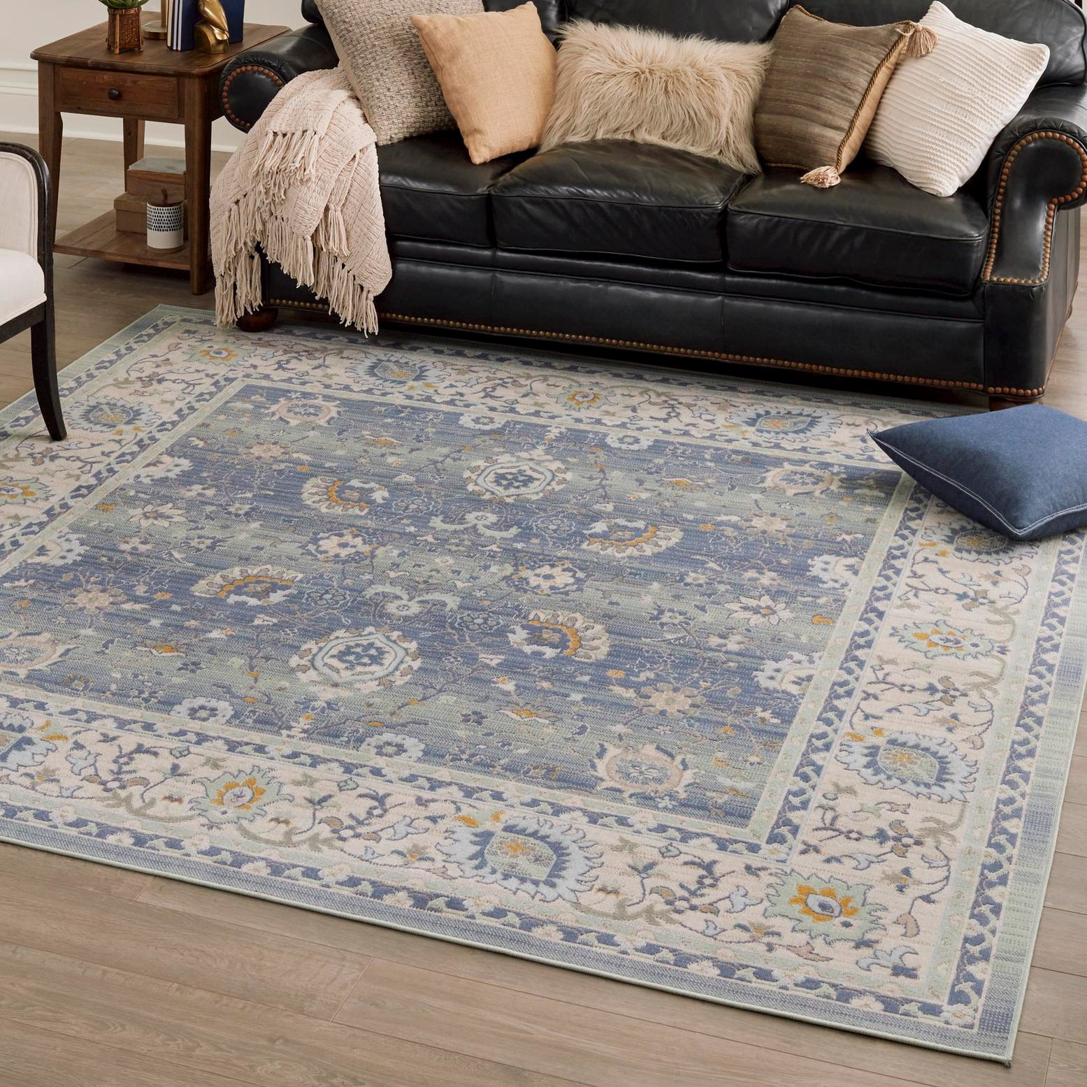 Unique Loom Whitney Collection Area Rug - Bordeaux (8' Square French ...