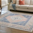 thumbnail image 1 of Unique Loom Whitney Collection Area Rug - Geneva (8' Square French Blue/Beige), 1 of 7