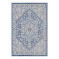 thumbnail image 1 of Unique Loom Whitney Collection Area Rug - Milano (4' 1" x 6' 1" Rectangle French Blue/Ivory), 1 of 12