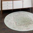 thumbnail image 1 of Unique Loom Whitney Collection Area Rug - Milano (5' Round Mint/Ivory), 1 of 6