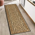 thumbnail image 1 of Unique Loom Wildlife Collection Area Rug - Cheetah (2' 7" x 10' Runner Light Brown/Black), 1 of 7