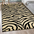 thumbnail image 1 of Unique Loom Wildlife Collection Area Rug - Okapi (5' 3" x 8' Rectangle Cream/Black), 1 of 7