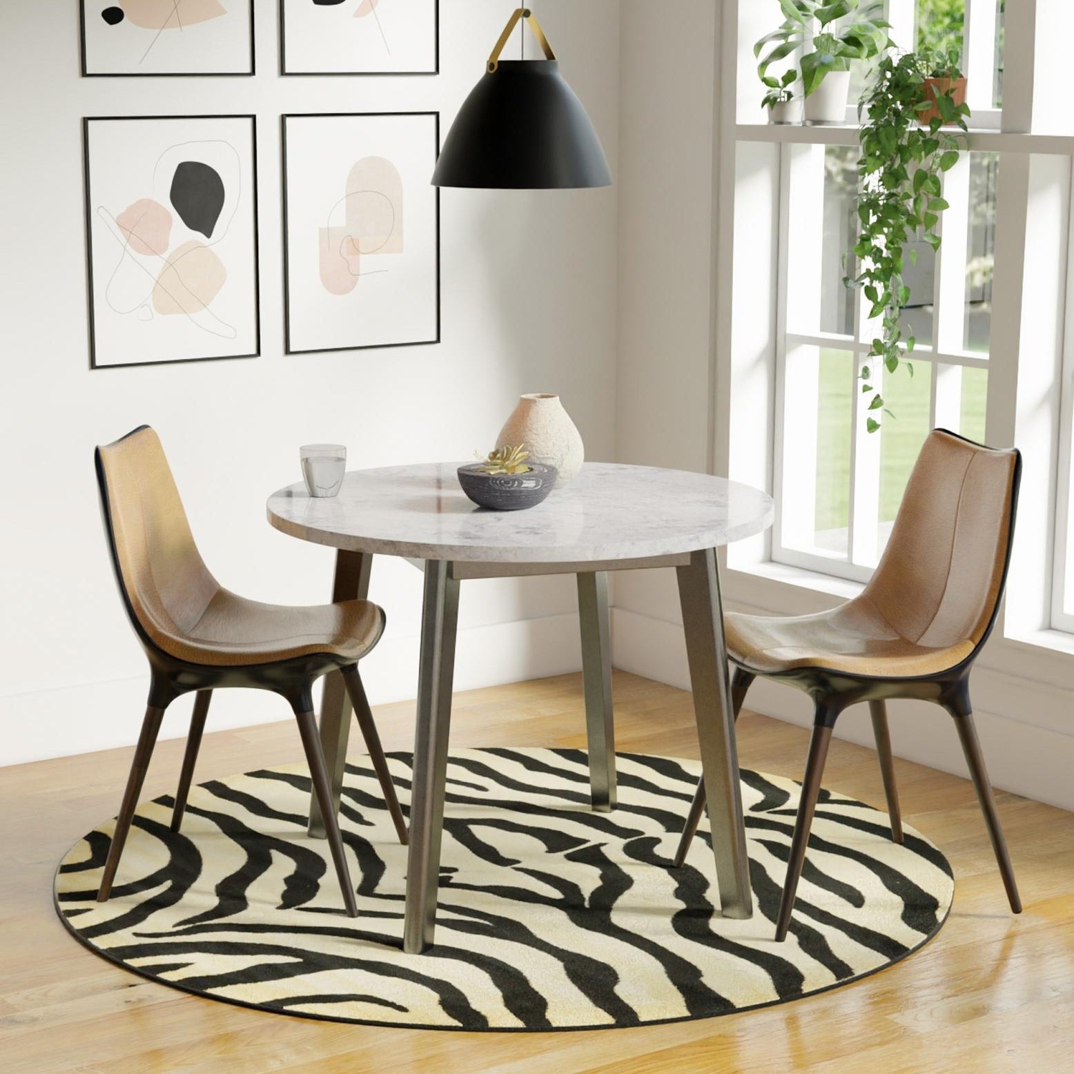Unique Loom Wildlife Collection Area Rug - Okapi (7' 10