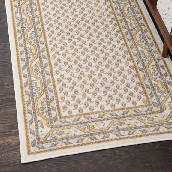 Unique Loom Williamsburg Collection Area Rug - Allover (2' 9" x 9' 10" Runner Beige/Gold)
