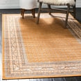 thumbnail image 1 of Unique Loom Williamsburg Collection Area Rug - Allover (4' 1" x 6' 1" Rectangle Orange/Gray), 1 of 7