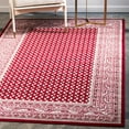 thumbnail image 1 of Unique Loom Williamsburg Collection Area Rug - Allover (4' 1" x 6' 1" Rectangle Red/Ivory), 1 of 7