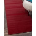 thumbnail image 1 of Unique Loom Williamsburg Collection Area Rug - Solid (2' 9" x 9' 10" Runner Burgundy), 1 of 12