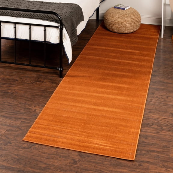 Unique Loom Williamsburg Collection Area Rug - Solid (2' 9" x 9' 10" Runner Salmon)