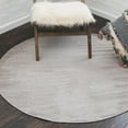 thumbnail image 1 of Unique Loom Williamsburg Collection Area Rug - Solid (5' 3" Round Gray), 1 of 4