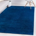 thumbnail image 1 of Unique Loom Williamsburg Collection Area Rug - Solid (6' 1" x 9' Rectangle Navy Blue), 1 of 6