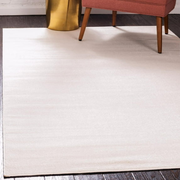 Unique Loom Williamsburg Collection Area Rug - Solid (7' 1" x 10' Rectangle Beige)