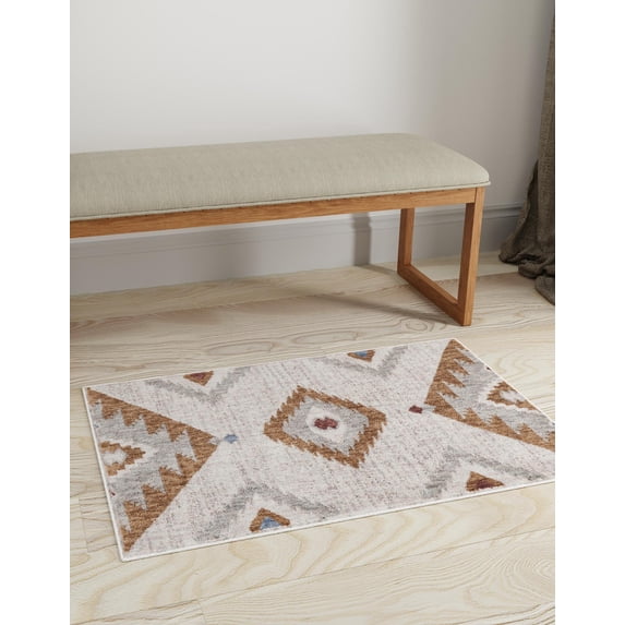 Unique Loom Winslow Eco Southwestern Area Rug, 2' 0 x 3' 0, Ivory