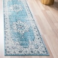 thumbnail image 1 of Unique Loom Charm Collection Area Rug - Wishbone (2' 2" x 6' Runner Turquoise/Cream), 1 of 7