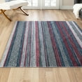 thumbnail image 1 of Unique Loom Yara Collection Area Rug - Axel (7' 10" Square Navy Blue/Blue), 1 of 7
