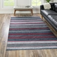 thumbnail image 1 of Unique Loom Yara Collection Area Rug - Axel (7' 10" x 10' Rectangle Navy Blue/Blue), 1 of 6