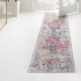 thumbnail image 1 of Unique Loom Yara Collection Area Rug - Yash (2' x 6' Runner Multi/Ivory), 1 of 7