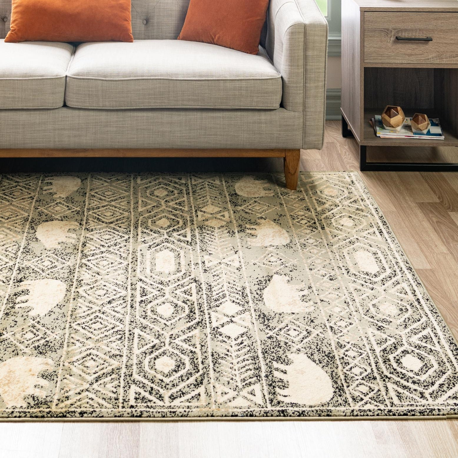 9x12 Rectangle Rug Unique Loom Pioneer Collection Area Rug - Yellowstone (9' x 12 ...