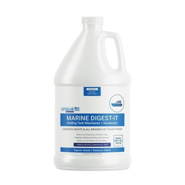 Unique Marine Digest-It Boat Holding Tank Treatment - 64 Concentrated Toilet Treatments (128 oz.)