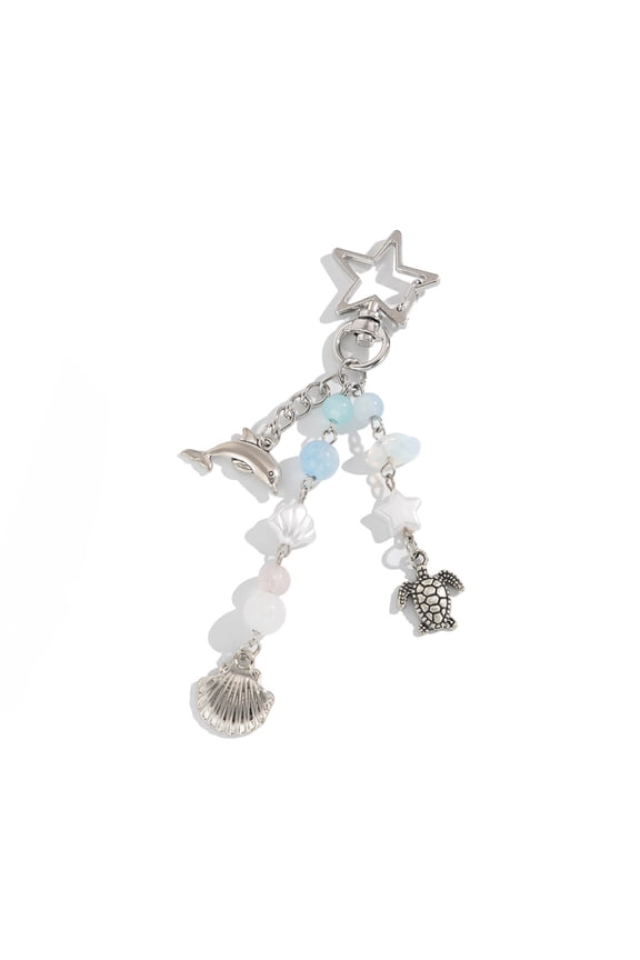 Unique Marine Styles Dolphin Shell Turtles Keychain Portable Accessory for Oceanics Themed Gifts or Backpack Decoration