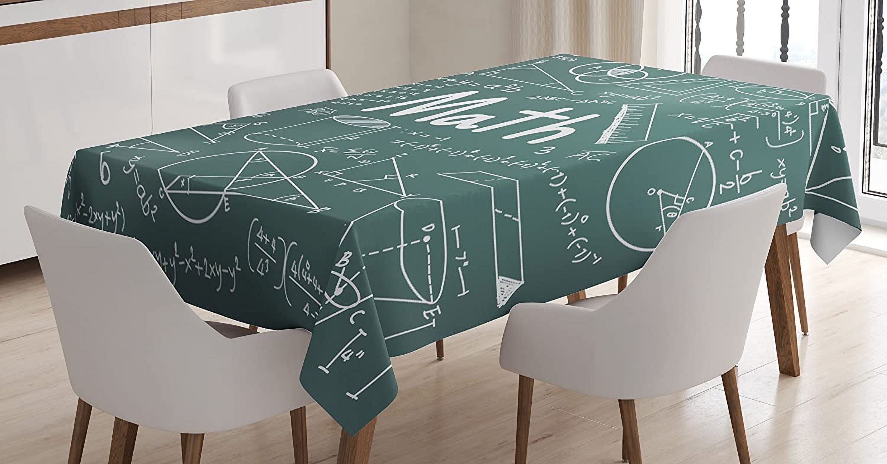 Unique Mathematics Classroom Tablecloth School Board Full Formulas ...