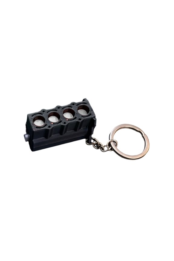 Unique Mechanical Stress Reliever Keychain Compact Car Engine Inspired Key Designed Like A Realistic Small Engine